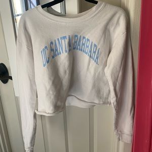 Cropped UC Santa Barbara Crew Neck